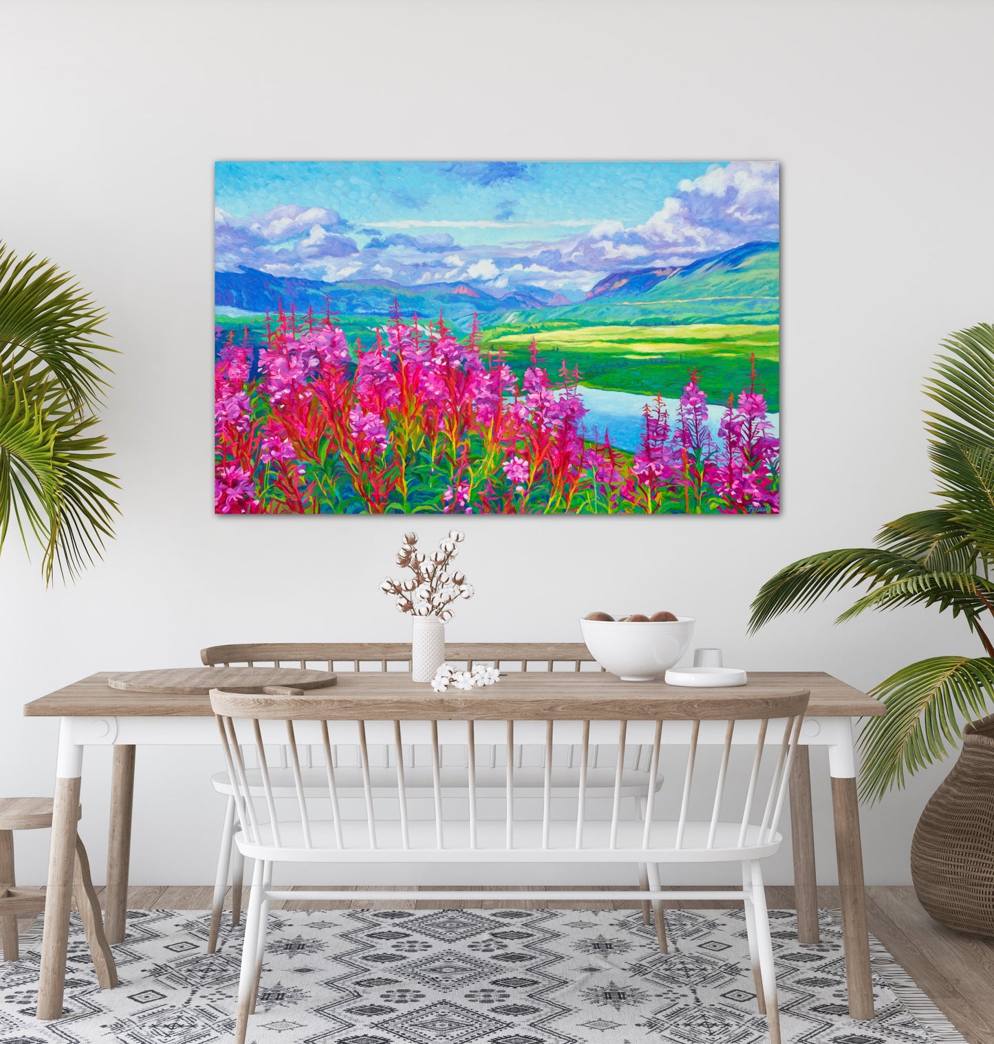 "Perfect Summer Day" Stretched Canvas Print