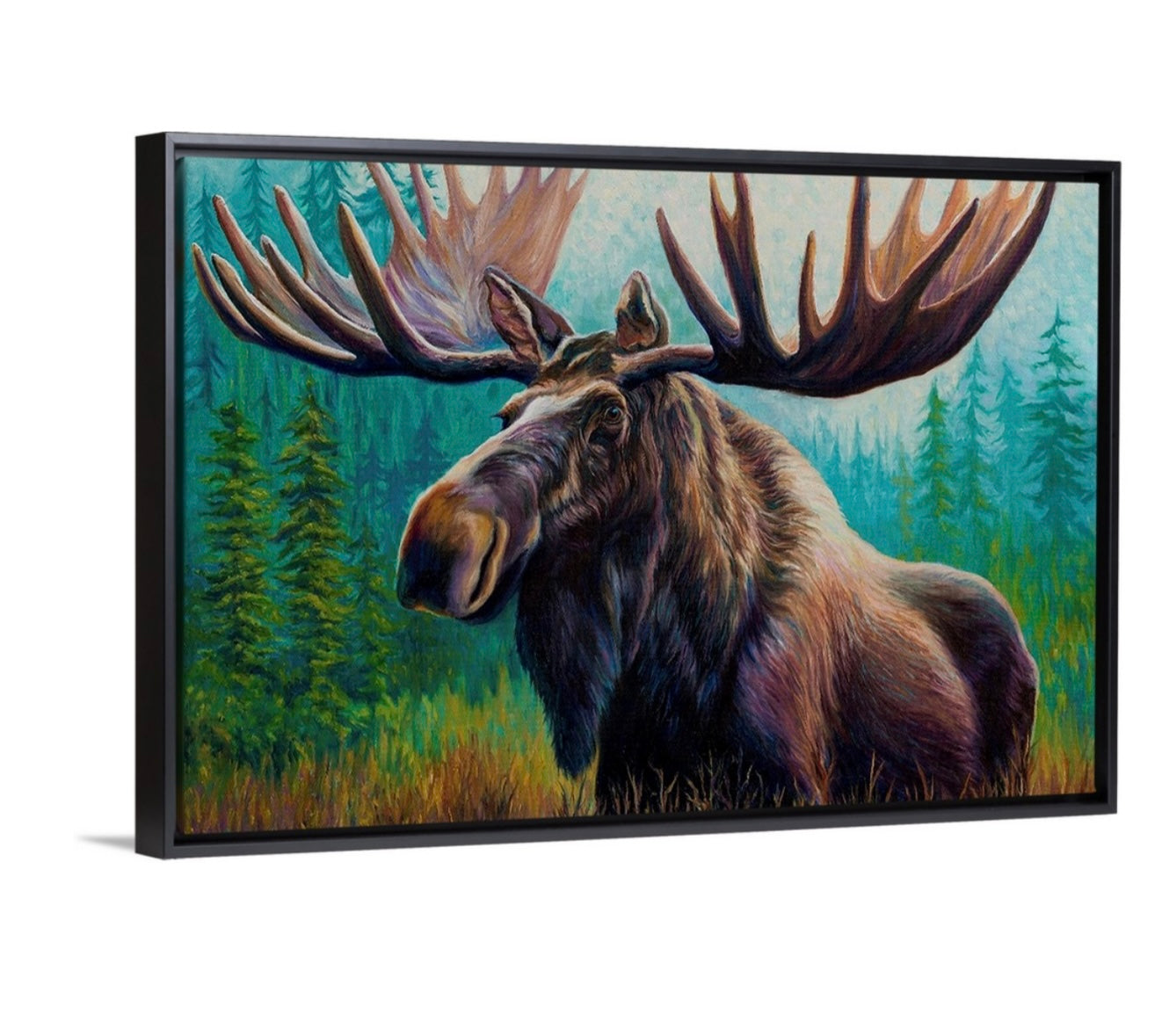 "September Trophy" Framed Canvas Print
