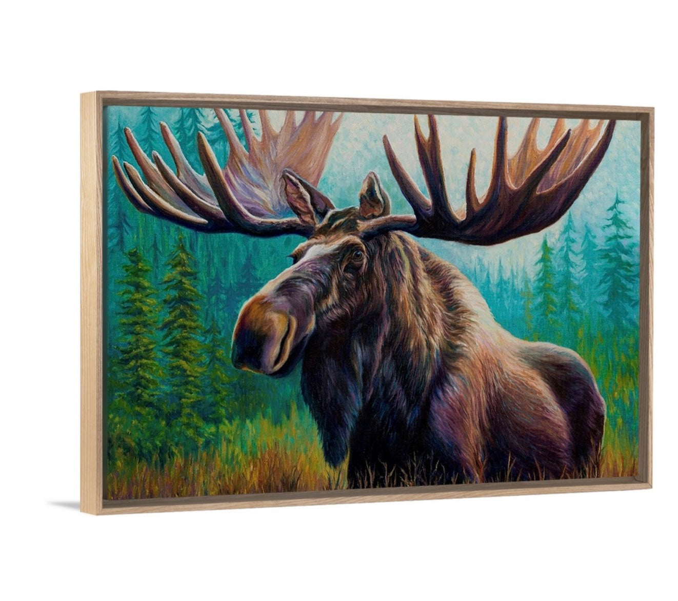 "September Trophy" Framed Canvas Print