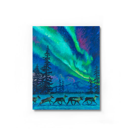 "Dancing With Caribou" Fine Art Print